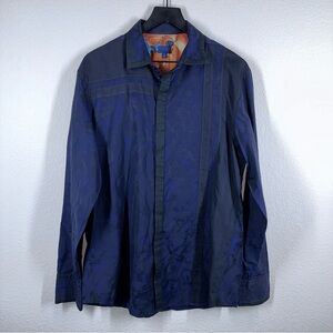 Kenzo Homme 100% Cotton Floral Long Sleeve Button Down Shirt US XL / 16.5 EUC